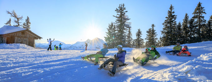 Rodeln - Winterurlaub, Urlaubsregion Schladming-Dachstein